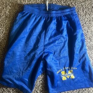 Blue Athletic Men Shorts